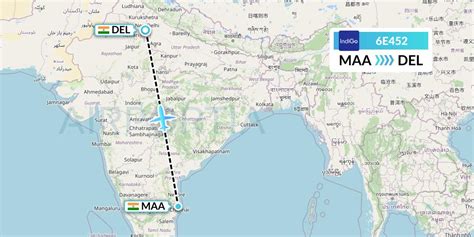 6E452 (IGO452) IndiGO Flight Tracking and History .